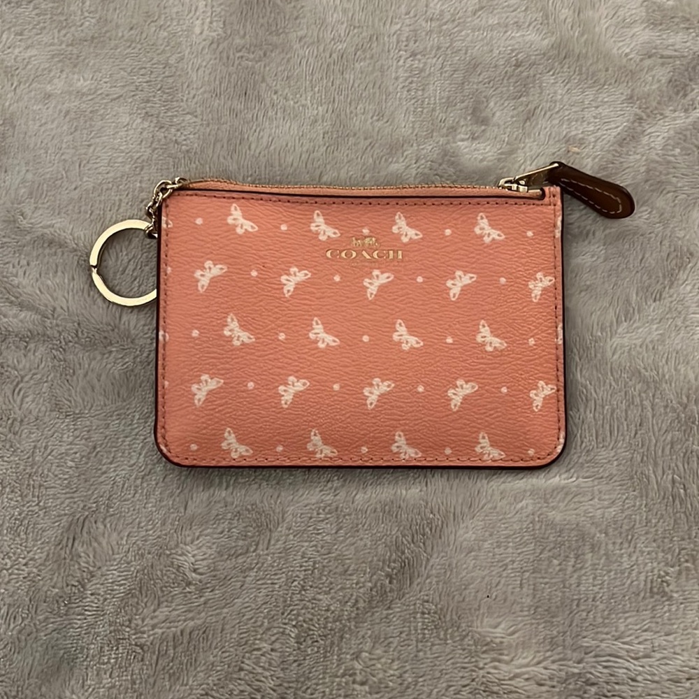 Coach key ring wallet